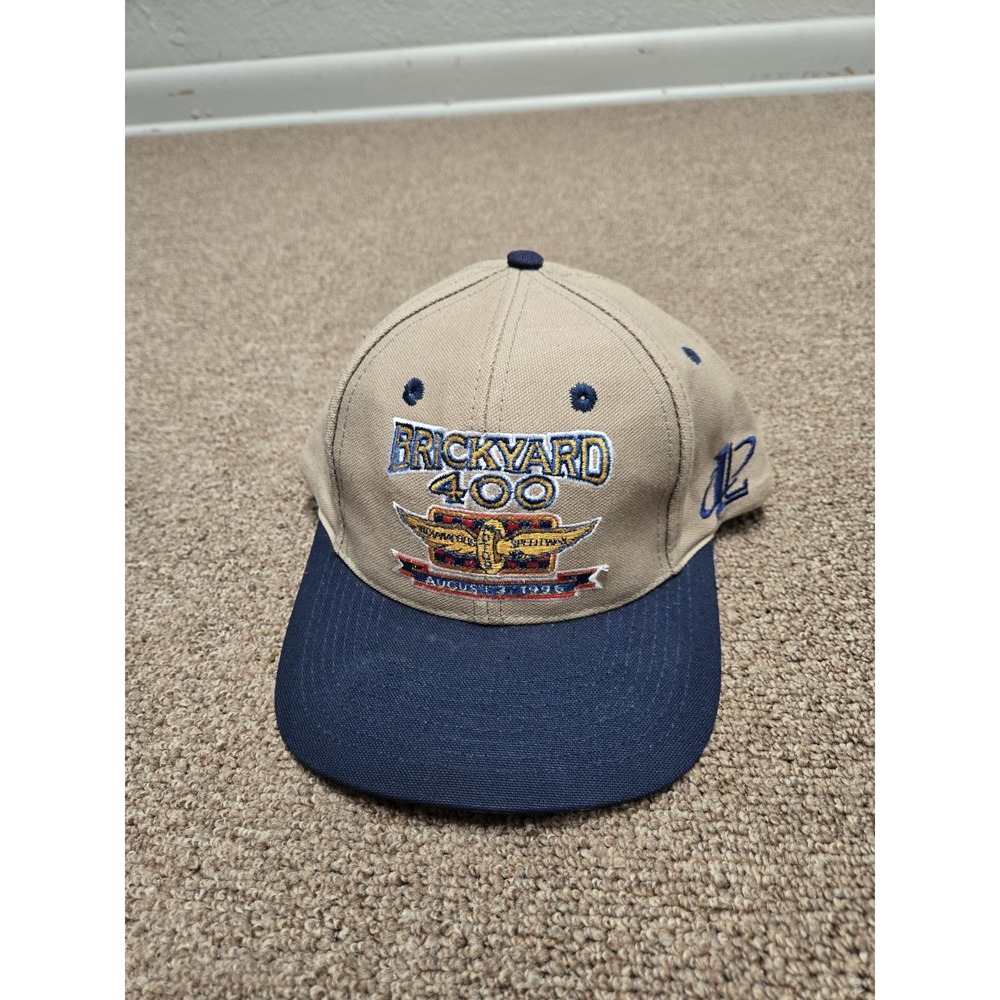 Vintage 1996 Brickyard 400 NASCAR Race Hat Cap Indy Speedway Logo‎ 7 Snapback